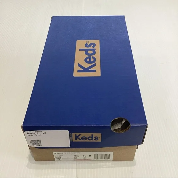 Keds Champion Canvas Softerra Womens Tie Dye Pink Purple Shoes Sz 9 - Picture 7 of 8
